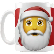 Santa mug sticker