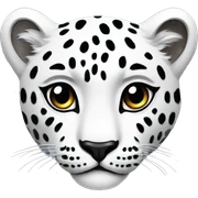  The “White Leopard” sticker set shows a heart sticker