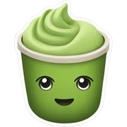 Matcha sticker