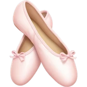 Pale pink ballet shoes sticker