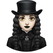 goth Victorian  sticker