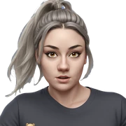 realistic portrait of girl sticker
