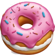 coquette donut sticker