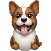 Cake dog sticker