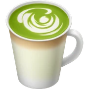 Matcha latte sticker