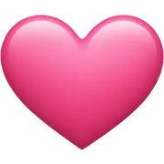 Pink heart  sticker