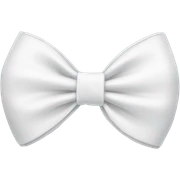 white bow sticker