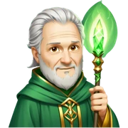 Verdant Wizard sticker