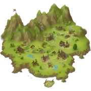 fantasy map sticker