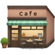 Cafe sticker