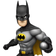Batman playing volleyball  sticker