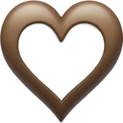 neutral heart sticker