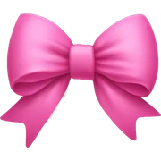 pink bow sticker
