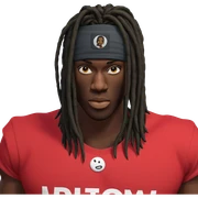 dark-skinned boy with dreadlocks sticker