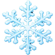 Snowflake sticker