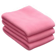 Pink towel sticker