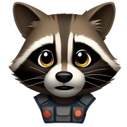 Rocket raccoon  sticker