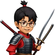 Battle-Ready Samurai sticker