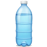 Bottle of water sticker