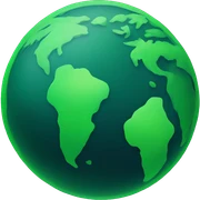 green planet sticker