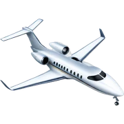 private jet sticker