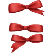 red bow sticker