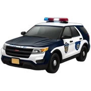 police-car sticker