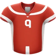 red jersey sticker