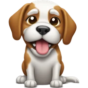 Dog pooping  sticker