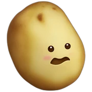 Potato 🤨 sticker