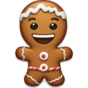 gingerbread sticker