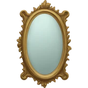 vintage mirror sticker