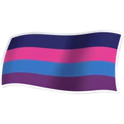 Bisexuell flag sticker