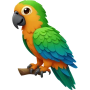 indian parrot sticker