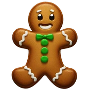 Ginger bread man sticker