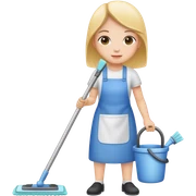 Cleaning sticker