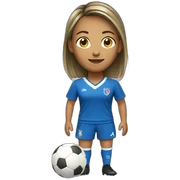 soccer feminin sticker
