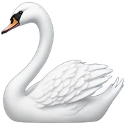 Swan sticker