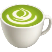 matcha latte cup sticker