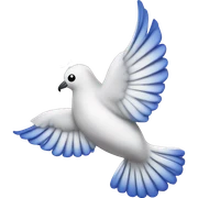 zeta phi beta dove with pearl necklace  sticker