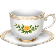 tea cup sticker