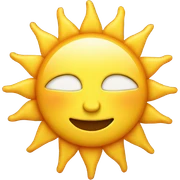 Sun sticker