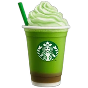 Starbucks matcha sticker
