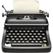 Typewriter  sticker