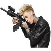 Machine Gun Kelly sticker