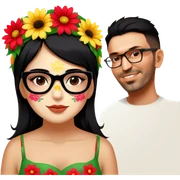 Flower-Crowned Dancer sticker