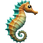 Seahorse ￼ sticker