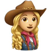cowgirl sticker