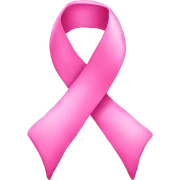 pink ribbon sticker