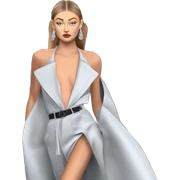 gigi hadid at paris fashion week sticker